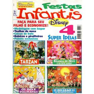 Revista de decorao Festas Infantis Disney Mos de Ouro Especial
