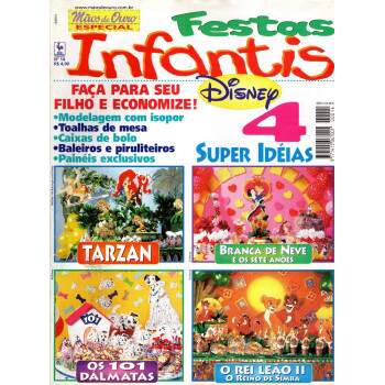 Revista de decorao Festas Infantis Disney Mos de Ouro Especial