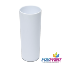 Copo Acrílico Long Drink 350ml / Cor Branco / 1 Unidade