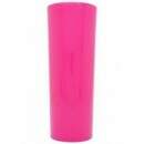 Copo Acrílico Long Drink 350ml / Cor Rosa Solido / 1 Unidade
