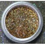 H-9073 Holográfico Dourado Claro Flocado 100-1500 micron 20gr