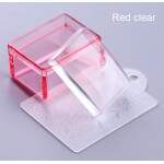 Carimbo Retangular Jelly Vermelho 41393