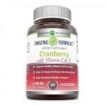 Cranberry with Vitamin C and E 8400 Mg (250 Softgels) (antioxidante / promove a saúde do trato urinário)