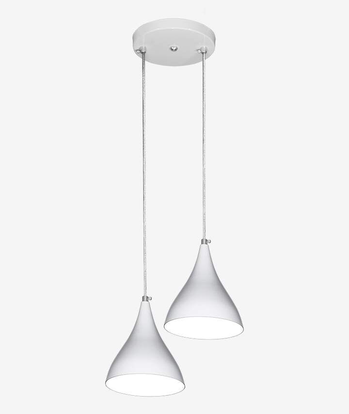 Luminária Pendente duplo GOTA Pequena E27