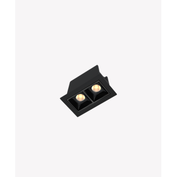 Luminria SPOT Downlight LED SOUL 2X Preto