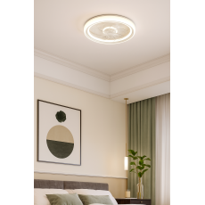Luminria e Ventilador AIR RING 40W LED