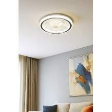 Luminria e Ventilador Orbital AIR DIAMOND 40W LED