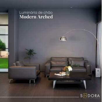Luminria Coluna MODERN ARCHED mrmore 230cm E27 DCD00558