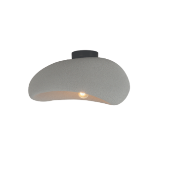 Luminria plafon Wabi-sabi 45CM e27 cinza - DCX02649