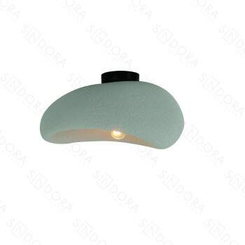 Luminria plafon Wabi-sabi 45CM e27 cinza - DCX02649