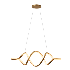 Pendente Horizon DNA Dourado PZ-0085 GD