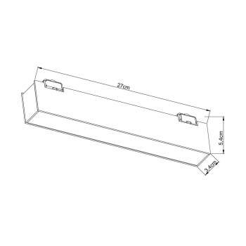 Luminria DIFUSA 12W Sistema LOFTY