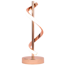 Luminria Abajur Spirale rose gold 12W LM-600D