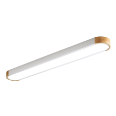 Luminria Plafon LED WOODBURY Multicolor 42W 95cm branco e madeira PZ-257/95T BC