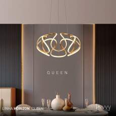Pendente Horizon QUEEN dourado PZ-20605-1 GD