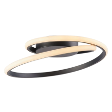 Plafon Horizon CIRCLE SMALL preto 30CM - Multicolor 22W PZ-060S BK