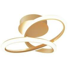Plafon Horizon MAZE dourado 27CM - Multicolor 20W PZ-034S GD