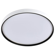 Plafon LED TORONTO Multicolor branco e preto 24W 33cm LY-8798AM BC+PT