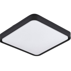 Luminria Plafon LED TORONTO Multicolor Preto 24W LY-8821BS PT+PT