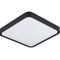 Luminria Plafon LED TORONTO Multicolor Preto 24W LY-8821BS PT+PT