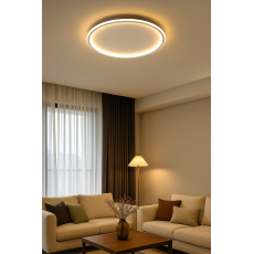 Plafon SLIN multicolor 30W redondo Luz indireta PZ-1058/300Y WH