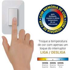 Luminria Plafon LED MONTANA Multicolor preto e cobre 48W LY-8762L PT+DR