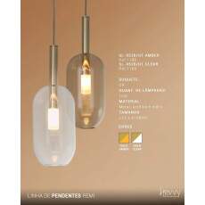 Pendente REMI 1XG9 SL-0528/H1 CLE