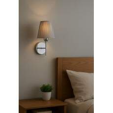 Arandela Touch CLAUDIA Prata Fio de Seda L-0001/W1 SIL