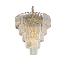 Lustre VERSAILLES cromado + cristal champagne SL-5681L/H12 TR