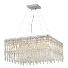 Pendente e Plafon AMSTERDA Transparente SL-5647/H8 TR