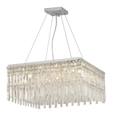 Pendente e Plafon AMSTERDA Transparente SL-5647/H8 TR