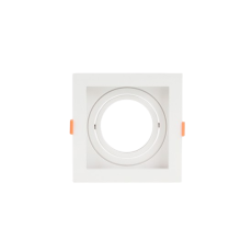 luminria Spot de embutir Face recuada AR70 gu10 ABS branco BR-132 AR70 BC