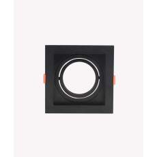 luminria Spot de embutir Face recuada AR70 gu10 ABS preto BR-132 AR70 PT