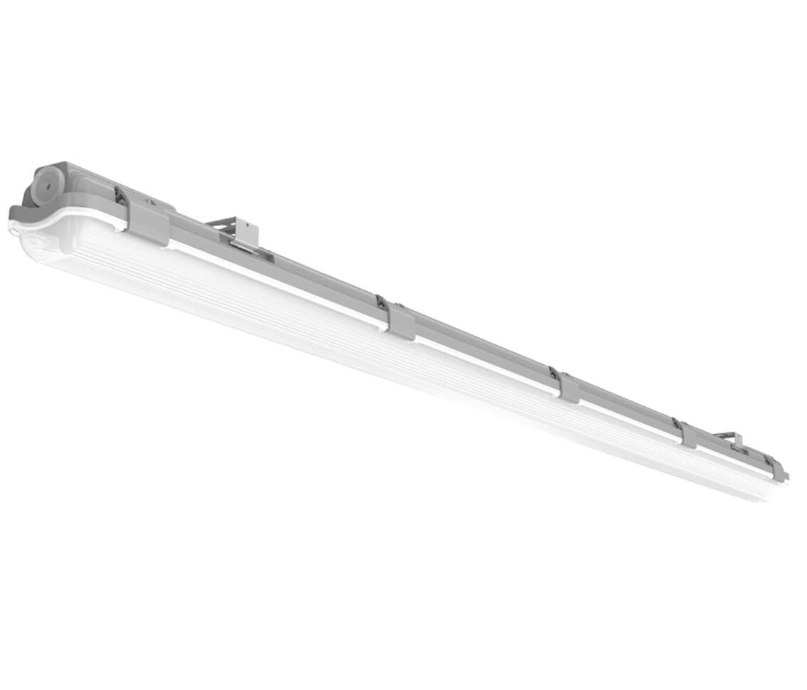 LUMINÁRIA CALHA HERMETICA 2X T8 TUBULAR