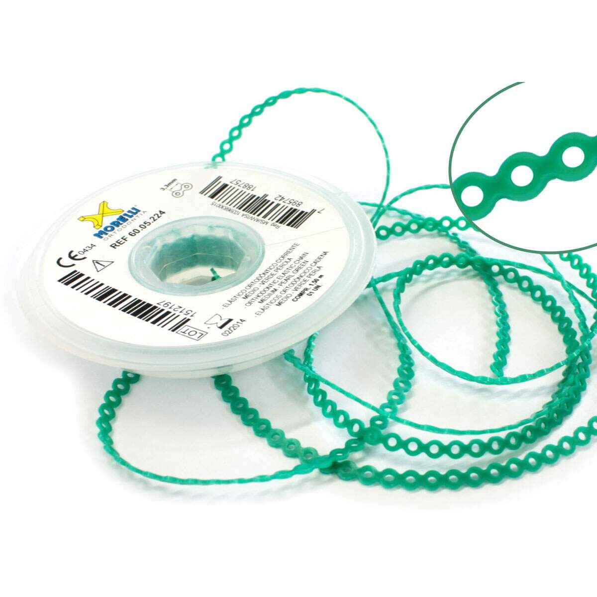 Elástico Corrente Ortodôntico 60.05.224 Morelli Dental Brasileira