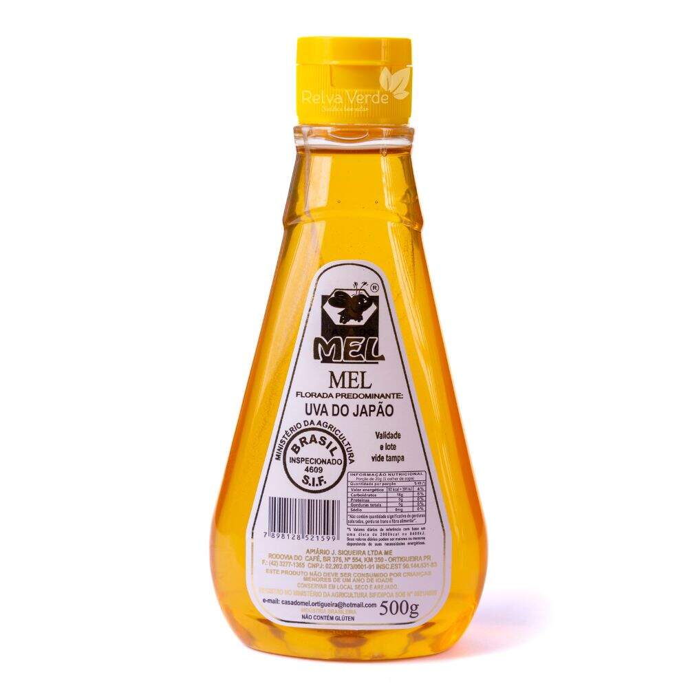 Mel Uva do Japão Bisnaga Casa do Mel 500g