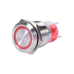 Boto Interruptor On/Off 5 Pinos Led Vermelho 12V