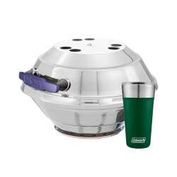 Kit Churrasco Magma e Copo Trmico Coleman Verde