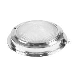 Luminria Redonda Com Interruptor em Ao Inox 12V