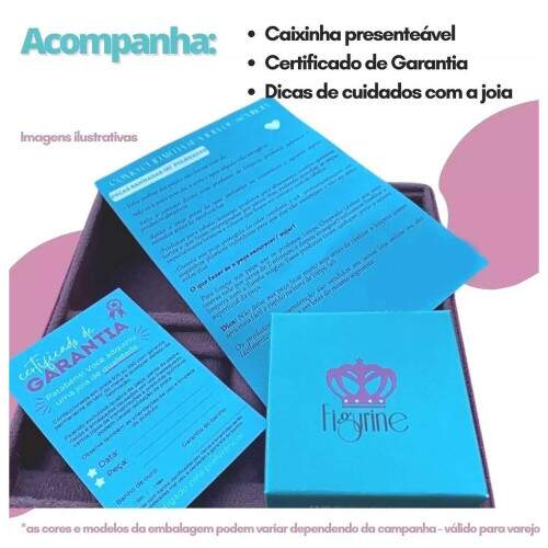 Colar Esprito Santo Cravejado Com Pedras Brancas Em Prata 925