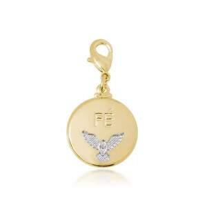 Pingente Fecho Espirito Santo F Banhado a Ouro