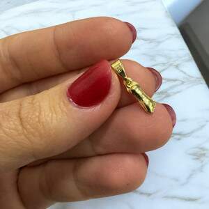 Pingente Figa Mini Folheado a Ouro
