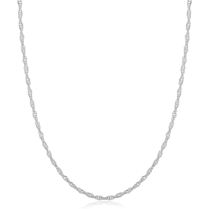 Corrente Singapura Fina 60 cm em Prata 925