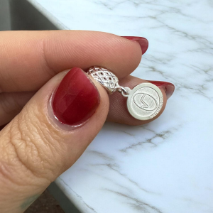 Pingente Berloque Charm de Profisso Matemtica Para Pulseira em Prata 925