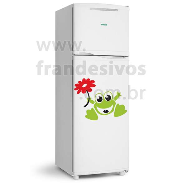 Adesivo para Geladeira Sapinho com flor Loja De Artesanato Ucraniano Em Curitiba ~ Adesivo para Geladeira Sapinho com flor