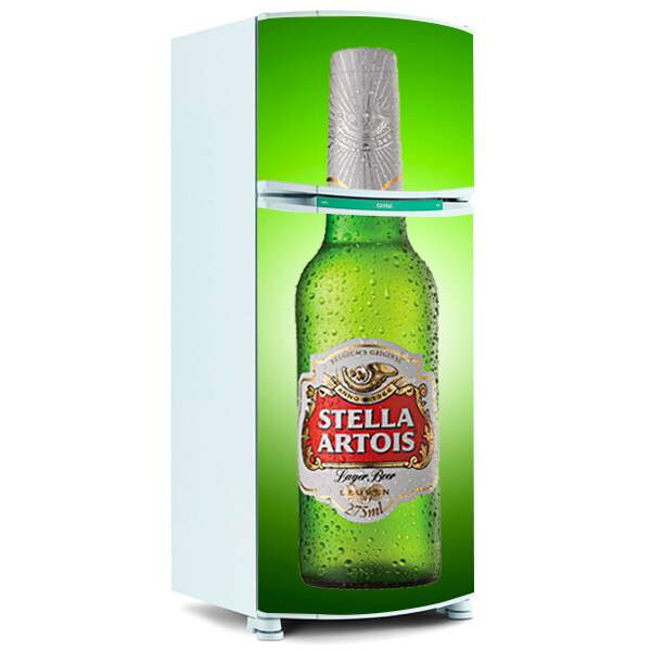 Adesivo de Geladeira Inteira Cerveja Stella Artois 2 Adesivo De Natal Para Vidro ~ Adesivo de Geladeira Inteira Cerveja Stella Artois 2