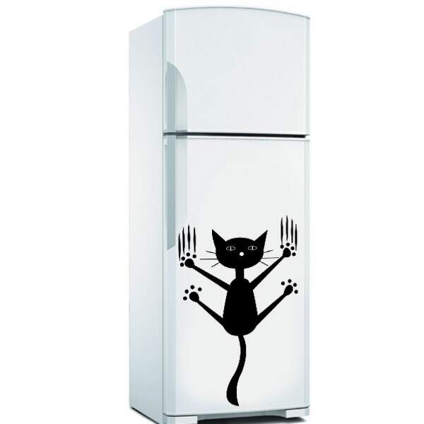 Adesivo de Geladeira Gato Adesivo de Geladeira Gato Artesanato Com Papel Origami ~ Adesivo de Geladeira Gato Adesivo de Geladeira Gato