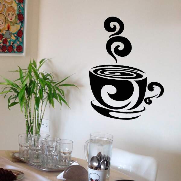 Adesivo de Parede Xícara de Café 2 Renove Adesivos Aparador Azul Tifany ~ Adesivo de Parede Xícara de Café 2 Renove Adesivos
