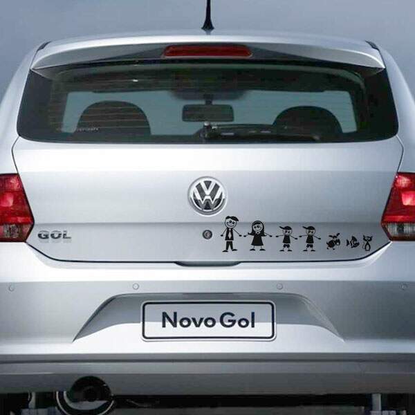 Adesivo para Carro Família Feliz Renove Adesivos Artesanato Gaucho Historia ~ Adesivo para Carro Família Feliz Renove Adesivos