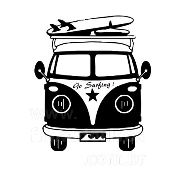 Adesivo de Parede Kombi Surf 3 Renove Adesivos Artesanato Lucrativo Login ~ Adesivo de Parede Kombi Surf 3 Renove Adesivos